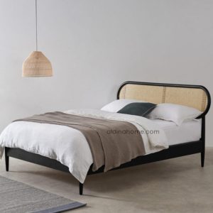 Tempat Tidur Ranjang Dipan Rotan Antik Minimalis Ahza Furniture by Aldina Home