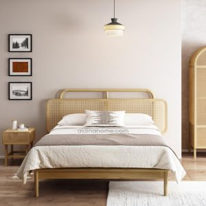 Tempat Tidur Ranjang Dipan Rotan Antik Minimalis Nagata Furniture by Aldina Home