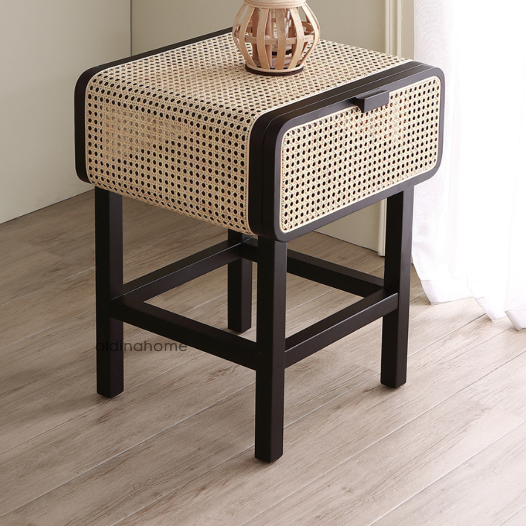 Nakas Meja Samping Side Table Night Stand Ikola by Aldina Home - Gambar 7