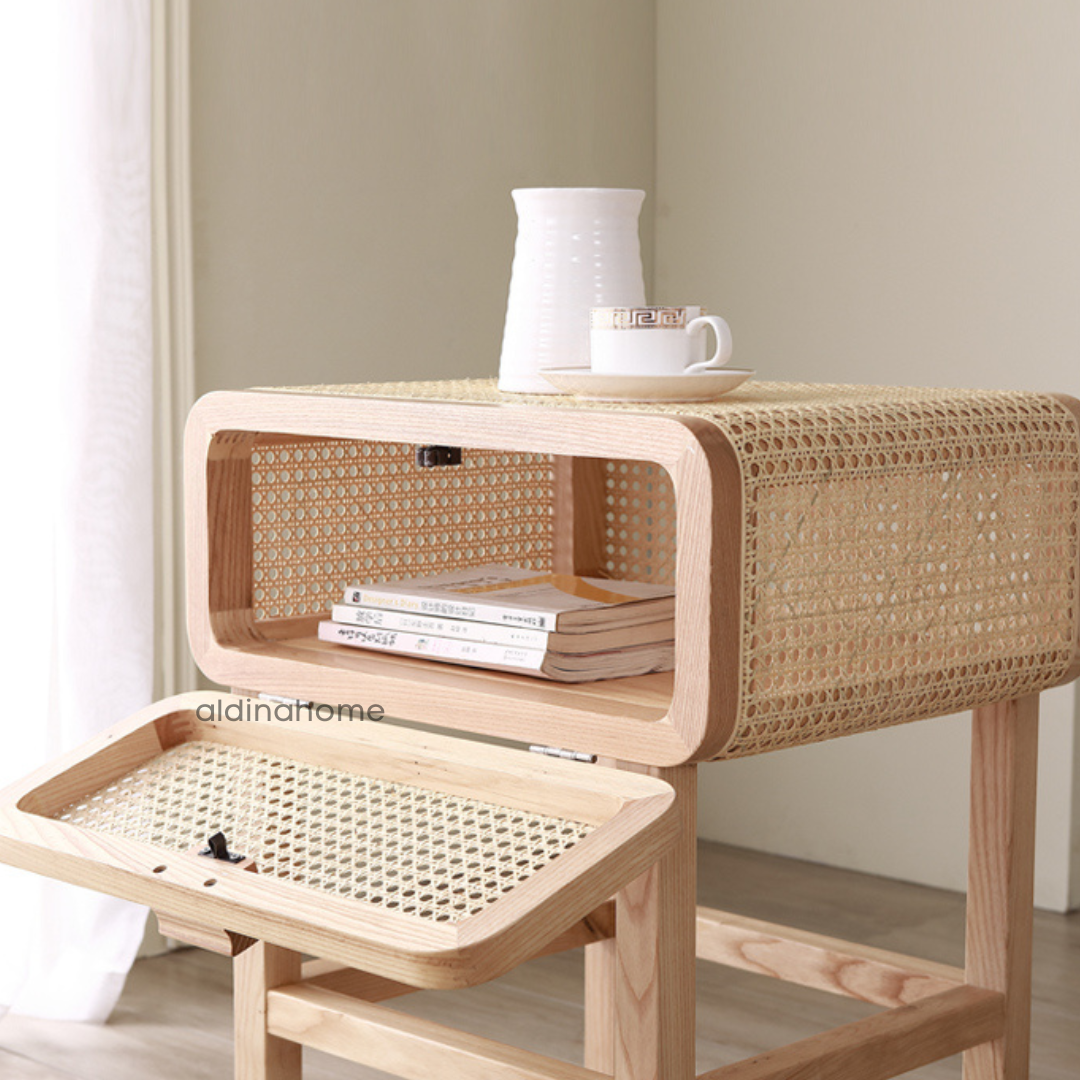 Nakas Meja Samping Side Table Night Stand Ikola by Aldina Home - Gambar 10